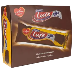Luxe Biscuits Chocolate 12 Packet- بسكويت لوكس شيكولاته 12 قطعه