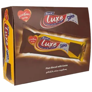 Luxe Biscuits Chocolate 12 Packet- بسكويت لوكس شيكولاته 12 قطعه