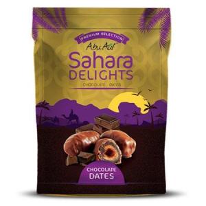 تمر صحاري بالشكولاته - 300 جم _ Sahara dates with chocolate - 300 g( ابو عوف - Abu Auf )