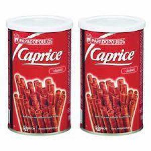 كابريس ويفر رولز بالبندق - 115 جم - 2 قطعة _ Caprese Wafer Rolls with Hazelnut - 115 gm - 2 pieces