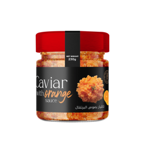 Caviar with orange sauce كافيار بصوص البرتقال ( ابو السيد )