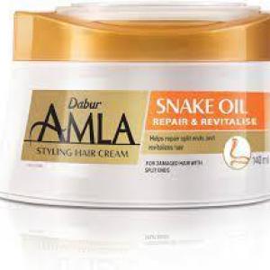 كريم دابر أملا للشعر بزيت الحية - 125 مل _ Dabur Amla Hair Cream with Snake Oil - 125 ml