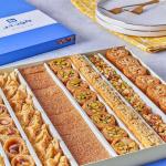 Leather Luxurious Oriental Sweets Box (2 Kg)Elegance and Sweetness Combined - علبه حلويات شرقية فاخره