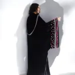 قُفطان قطيفة كوري مستورد درجة أولى مع تطريز سيناوي يدوي دسم | Premium Imported Korean Velvet Kaftan with Rich Handmade Sinai Embroidery