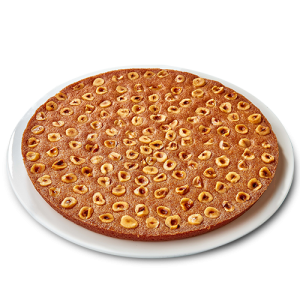 طبق بسبوسه بندق كبير-hazelnut basbousa- Etoile